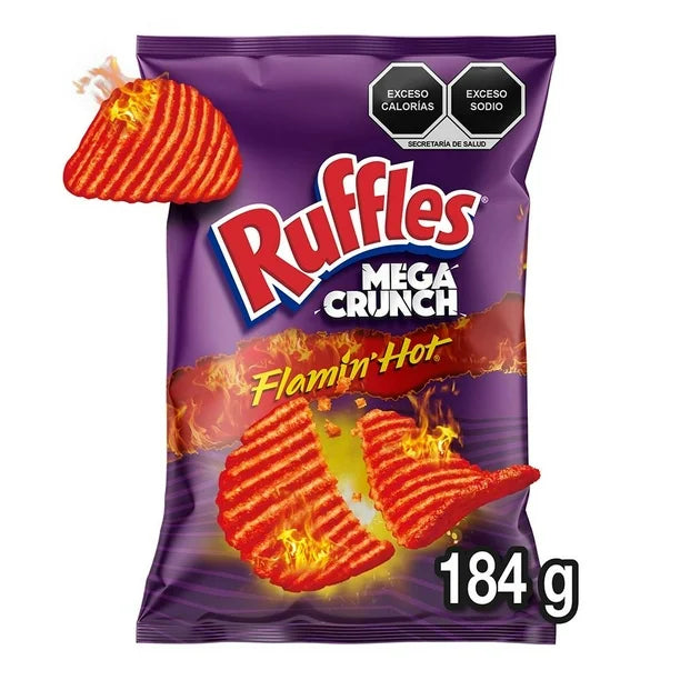 Mega Ruffles Flamin Hot