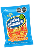 LUKY GUMMYS AROS DE DURAZNO