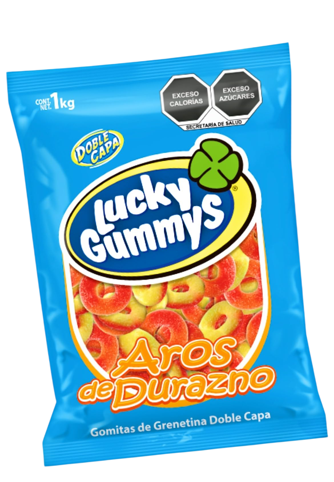 LUKY GUMMYS AROS DE DURAZNO