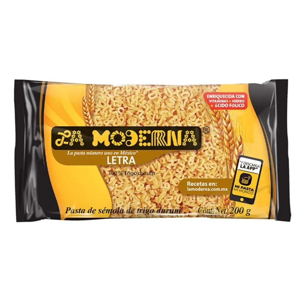LA MODERNA PASTA LETRAS ( ALPHABET)